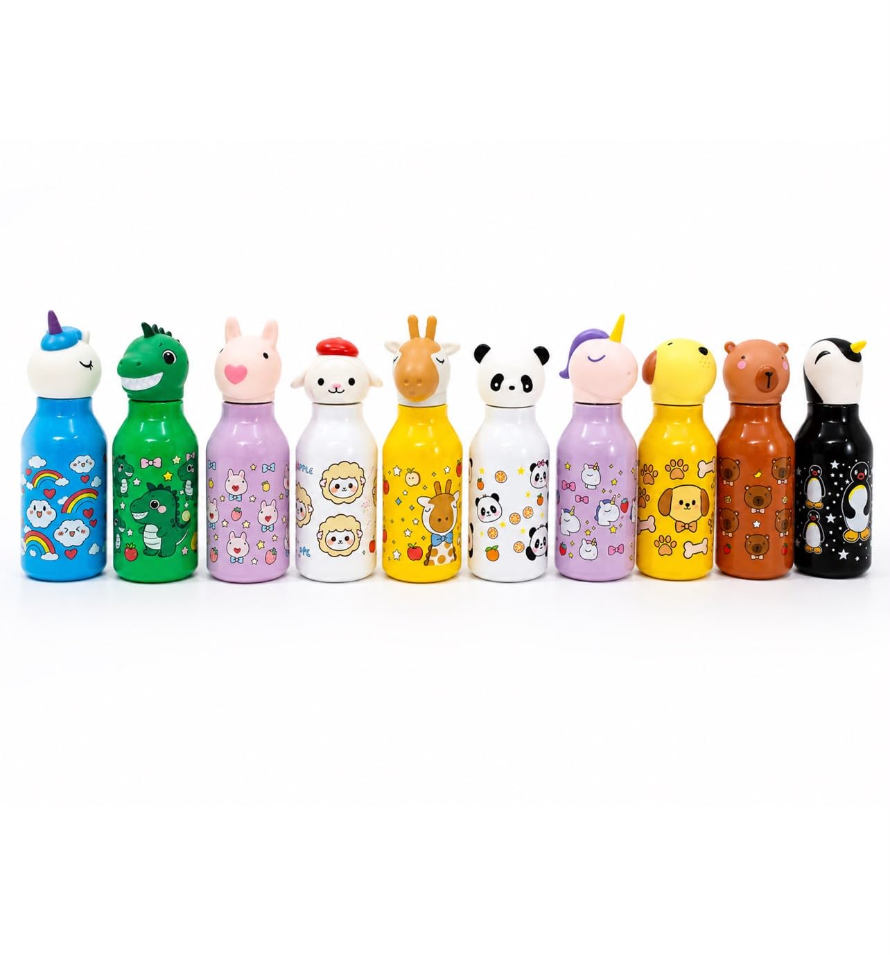 Leak-Proof Reusable Animal Water Bottle