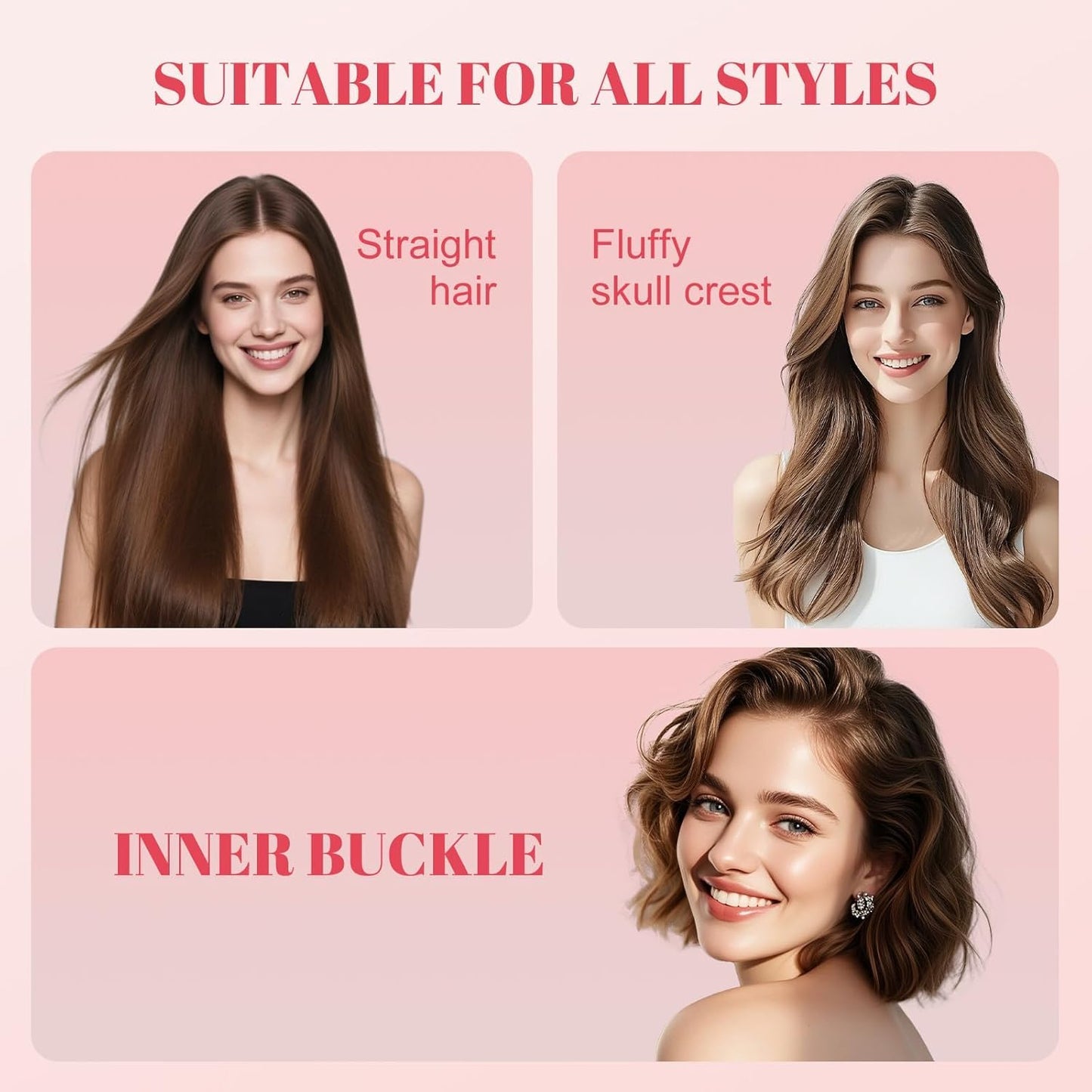 Portable Cordless Hair Straightener Brush